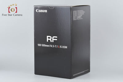 【中古】Canon キヤノン RF 100-500mm f/4.5-7.1 L IS USM 元箱付き