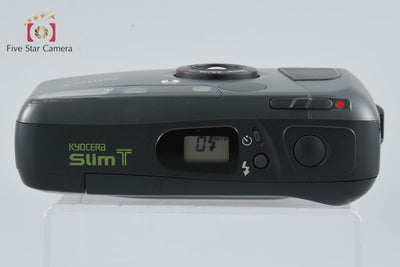【中古】Kyocera 京セラ Slim T グレー コンパクトフィルムカメラ