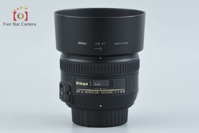 Used: Nikon AF-S NIKKOR 50mm f/1.4 G with original box