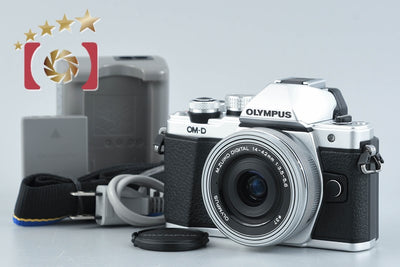 Used: OLYMPUS OM-D E-M10 Mark II 14-42mm EZ Lens Kit Silver, low shutter count