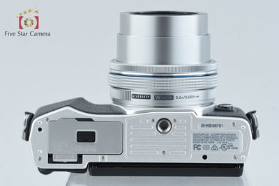 Used: OLYMPUS OM-D E-M10 Mark II 14-42mm EZ Lens Kit Silver, low shutter count