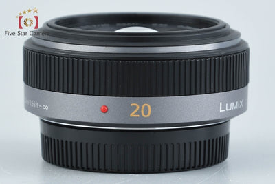 Used - Panasonic LUMIX G 20mm f/1.7 ASPH. H-H020