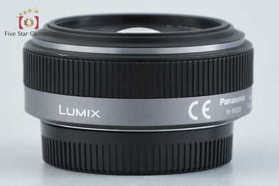 Used - Panasonic LUMIX G 20mm f/1.7 ASPH. H-H020