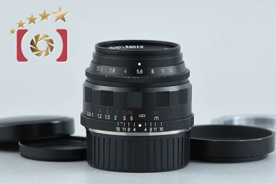 【中古】Voigtlander フォクトレンダー ULTRON 35mm f/1.7 Aspherical ブラック L39 ライカスクリューマウント