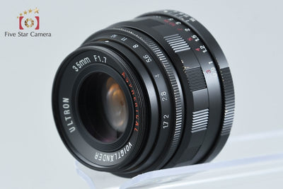 【中古】Voigtlander フォクトレンダー ULTRON 35mm f/1.7 Aspherical ブラック L39 ライカスクリューマウント