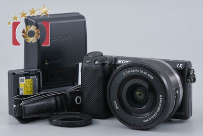 [Used] SONY Sony α NEX-5T Black Power Zoom Lens Kit, Low Shutter Count, Multi-language Support