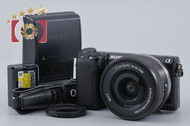[Used] SONY Sony α NEX-5T Black Power Zoom Lens Kit, Low Shutter Count, Multi-language Support