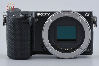 [Used] SONY Sony α NEX-5T Black Power Zoom Lens Kit, Low Shutter Count, Multi-language Support