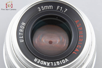 【中古】Voigtlander フォクトレンダー ULTRON 35mm f/1.7 Aspherical シルバー L39 ライカスクリューマウント