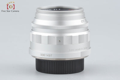 【中古】Voigtlander フォクトレンダー ULTRON 35mm f/1.7 Aspherical シルバー L39 ライカスクリューマウント