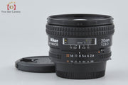 [Used] Nikon AF NIKKOR 20mm f/2.8 D