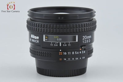 [Used] Nikon AF NIKKOR 20mm f/2.8 D