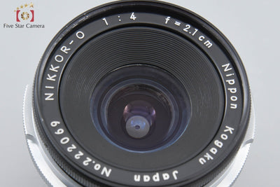 [Used] Nikon NIKKOR-O 21mm f/4 F-mount + 21mm Viewfinder