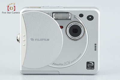 【中古】FUJIFILM 富士フイルム FINEPIX 50i シルバー コンパクトデジタルカメラ 元箱付き