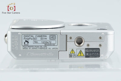 【中古】FUJIFILM 富士フイルム FINEPIX 50i シルバー コンパクトデジタルカメラ 元箱付き