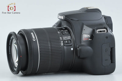 [Used] Canon EOS Kiss X10 EF-S 18-55 IS STM Lens Kit Black