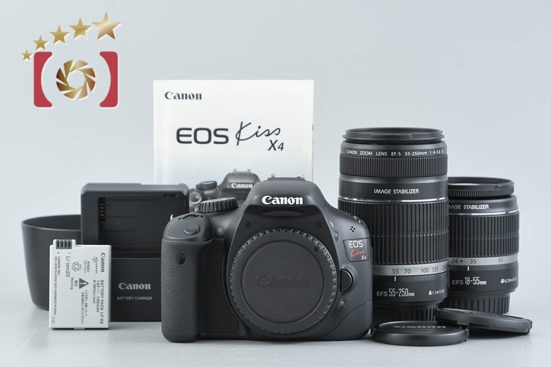 [Used] Canon EOS Kiss X4 Double Zoom Kit
