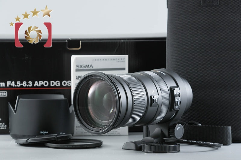 【中古】SIGMA シグマ APO 50-500mm f/4.5-6.3 DG OS HSM キヤノン用 元箱付き