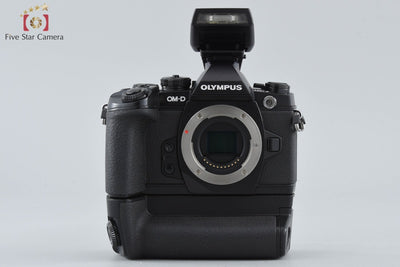 [Used] OLYMPUS OM-D E-M1 Black with HLD-7 Power Battery Holder, Low Shutter Count