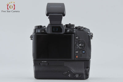 [Used] OLYMPUS OM-D E-M1 Black with HLD-7 Power Battery Holder, Low Shutter Count