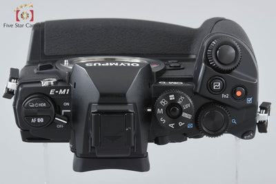 [Used] OLYMPUS OM-D E-M1 Black with HLD-7 Power Battery Holder, Low Shutter Count
