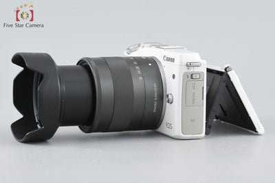 [Used] Canon EOS M3 White EF-M 18-55mm f/3.5-5.6 IS STM Lens Kit