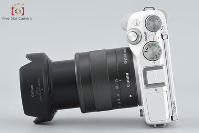 [Used] Canon EOS M3 White EF-M 18-55mm f/3.5-5.6 IS STM Lens Kit
