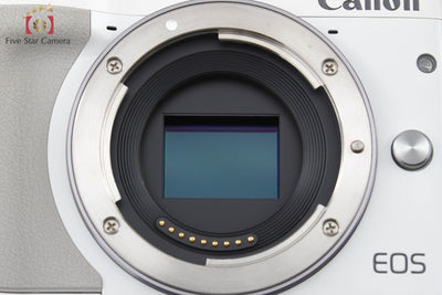 [Used] Canon EOS M3 White EF-M 18-55mm f/3.5-5.6 IS STM Lens Kit