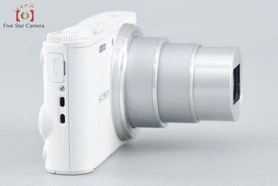 [Used] Sony Cyber-shot DSC-WX350 White Compact Digital Camera, Multi-Language Support