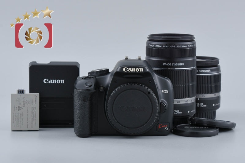 [Used] Canon EOS Kiss X2 Double Zoom Kit