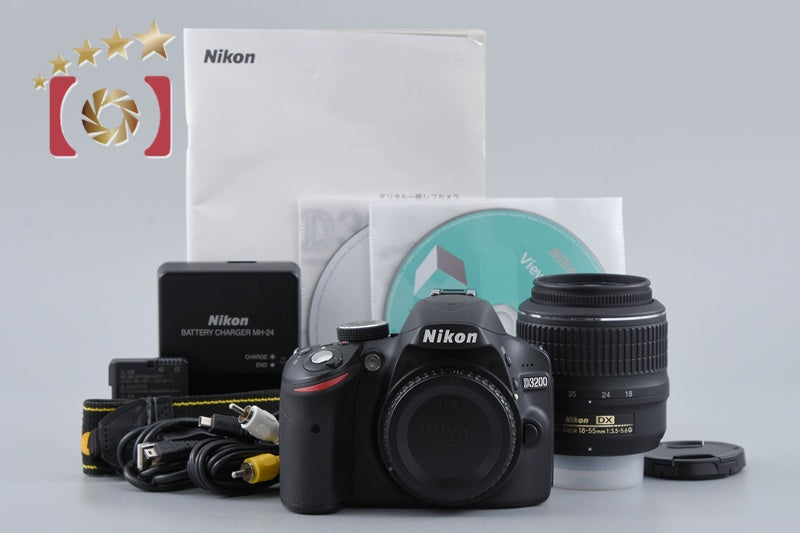 [Used] Nikon D3200 18-55 VR Lens Kit Black - Low Shutter Count