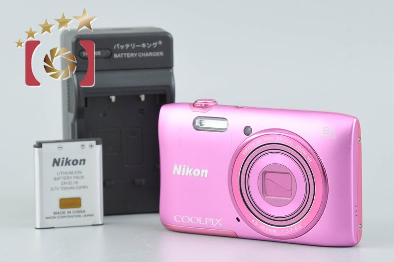 【中古】Nikon ニコン COOLPIX S3600 アザレアピンク コンパクトデジタルカメラ