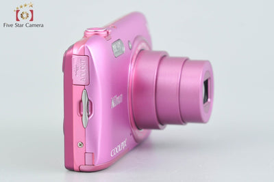 [Used] Nikon COOLPIX S3600 Azalea Pink Compact Digital Camera