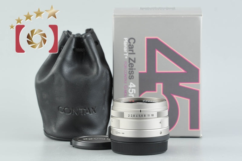 【中古】CONTAX コンタックス Carl Zeiss Planar 45mm f/2 T* 元箱付き