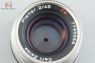 【中古】CONTAX コンタックス Carl Zeiss Planar 45mm f/2 T* 元箱付き