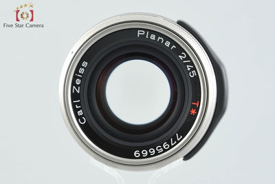 【中古】CONTAX コンタックス Carl Zeiss Planar 45mm f/2 T* 元箱付き