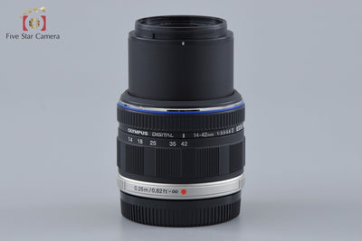 【中古】OLYMPUS オリンパス M.ZUIKO DIGITAL 14-42mm f/3.5-5.6 II ブラック