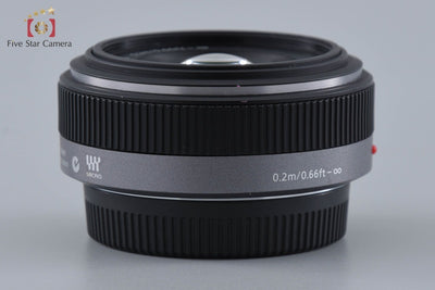 【中古】Panasonic パナソニック LUMIX G 20mm f/1.7 ASPH. H-H020