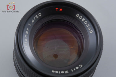 【中古】CONTAX コンタックス Carl Zeiss Planar 50mm f/1.4 T* AEJ