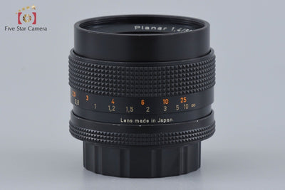 【中古】CONTAX コンタックス Carl Zeiss Planar 50mm f/1.4 T* AEJ