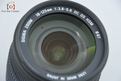 【中古】SIGMA シグマ 18-125mm f/3.8-5.6 DC OS HSM ニコン用