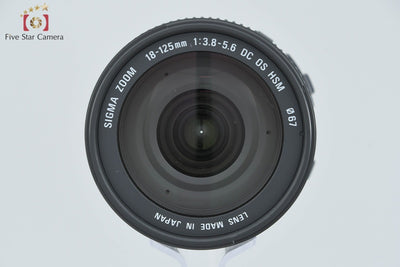 【中古】SIGMA シグマ 18-125mm f/3.8-5.6 DC OS HSM ニコン用