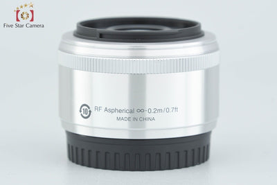 [Used] Nikon 1 NIKKOR 18.5mm f/1.8 Silver