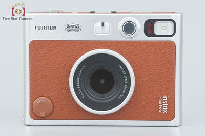 【中古】FUJIFILM 富士フイルム instax Mini Evo ブラウン インスタントカメラ 元箱付き