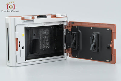 【中古】FUJIFILM 富士フイルム instax Mini Evo ブラウン インスタントカメラ 元箱付き