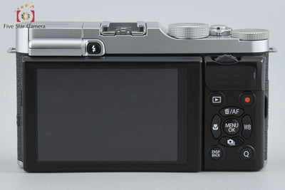 【中古】FUJIFILM 富士フイルム X-M1 シルバー ダブルレンズキット 元箱付き