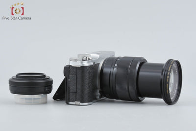 【中古】FUJIFILM 富士フイルム X-M1 シルバー ダブルレンズキット 元箱付き