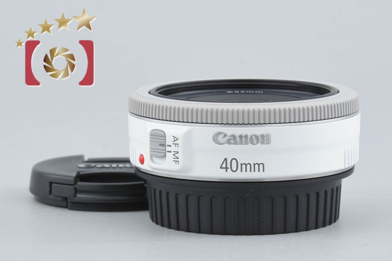 【中古】Canon キヤノン EF 40mm f/2.8 STM ホワイト