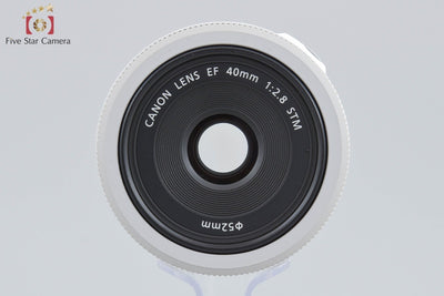【中古】Canon キヤノン EF 40mm f/2.8 STM ホワイト