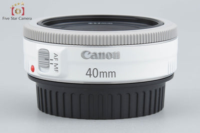 【中古】Canon キヤノン EF 40mm f/2.8 STM ホワイト